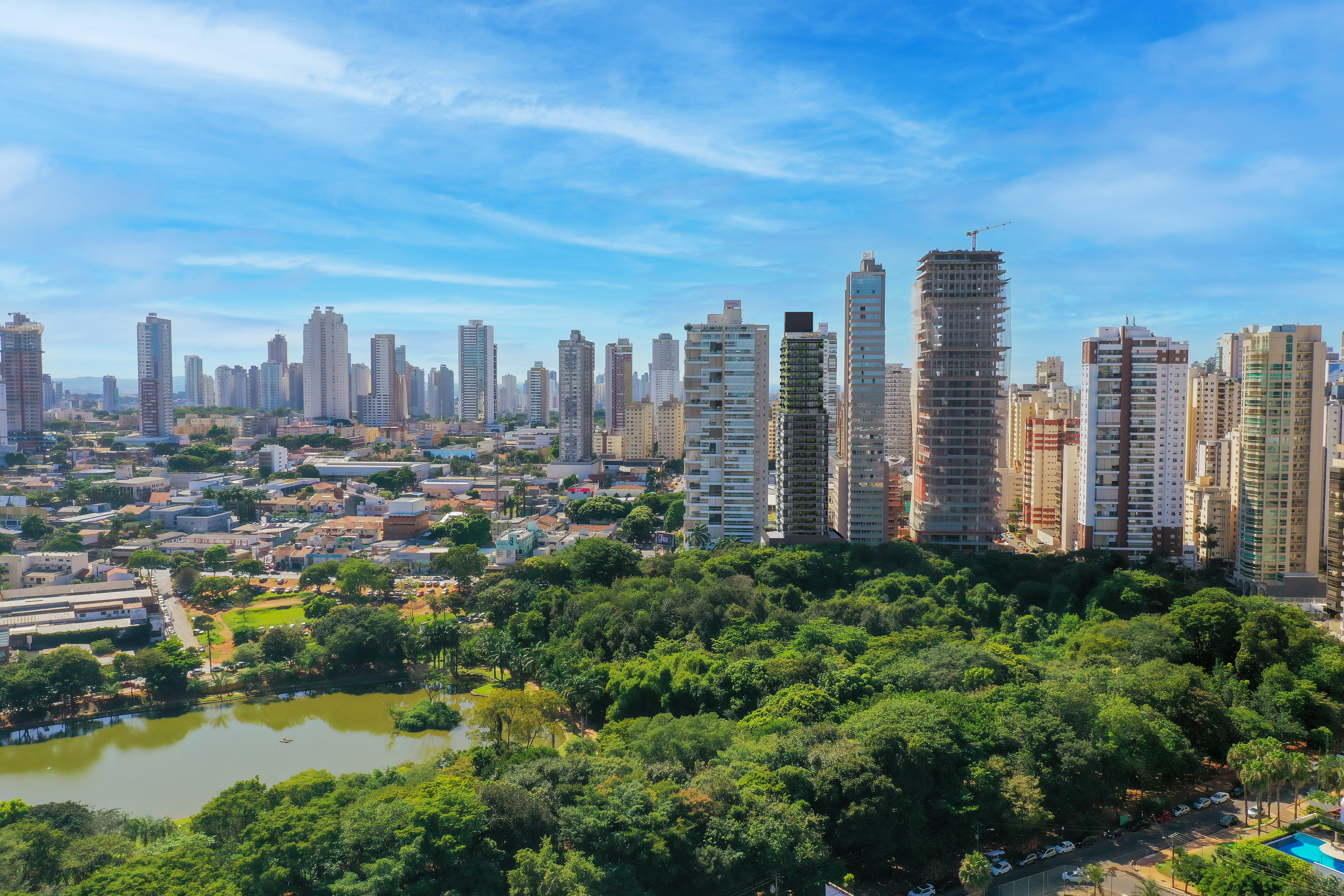 Vista privilegiada para o Parque Vaca Brava a partir do Brava Design